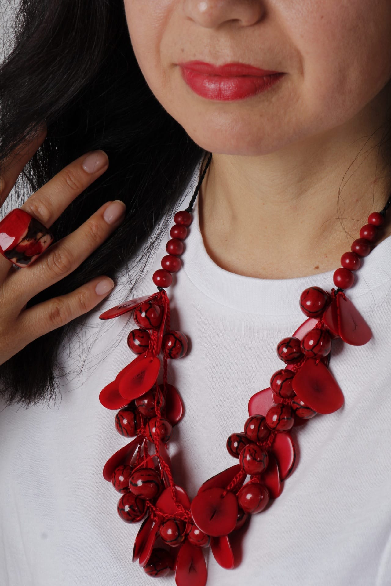 Red Bombona Necklace